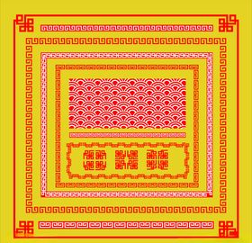 中国风边框花纹花纹理古典花纹