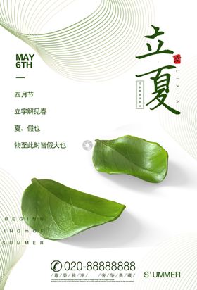 立夏插画图片