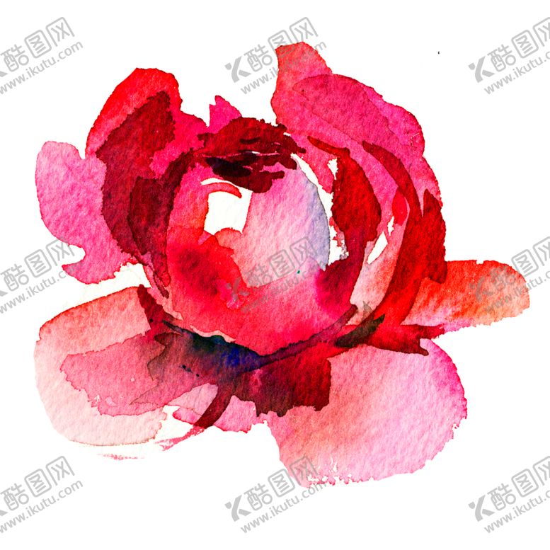 编号：24948301270351117549【酷图网】源文件下载-水彩花