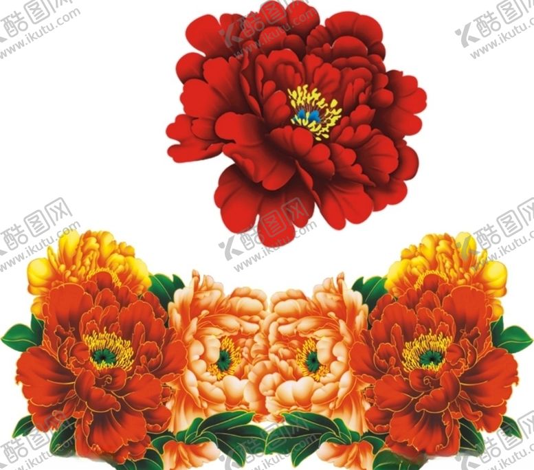 编号：91141509120544322522【酷图网】源文件下载-牡丹花