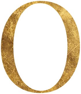 金色质感字母