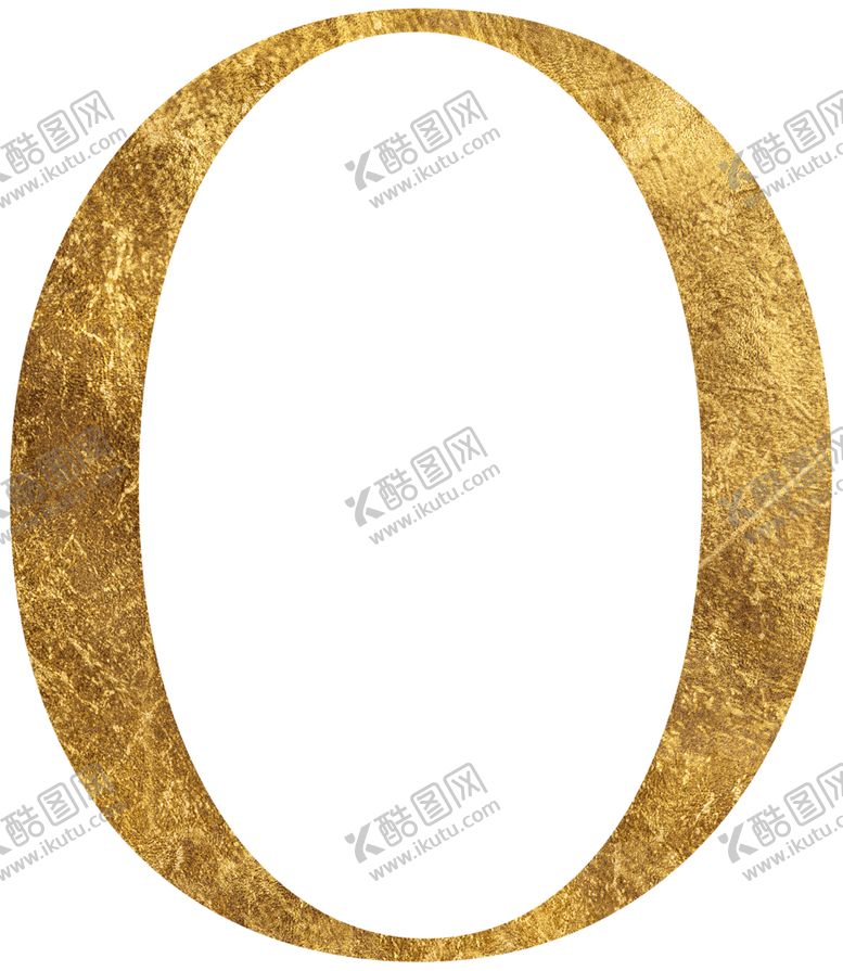 编号：15560510280025421151【酷图网】源文件下载-金色质感字母