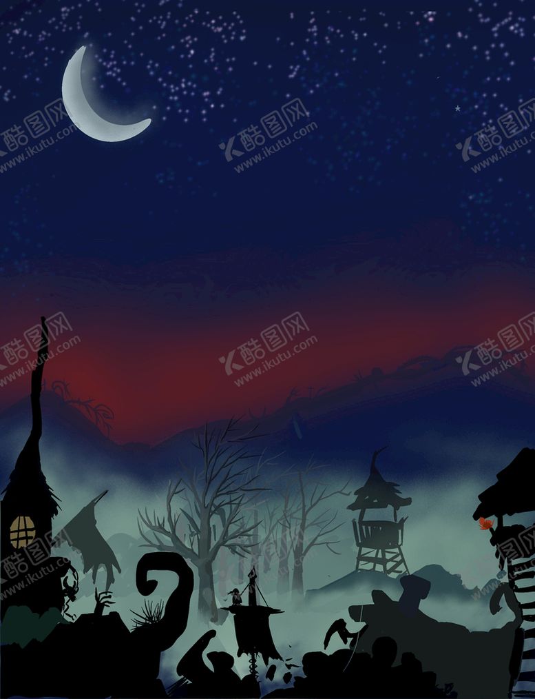 编号：96571010051650378319【酷图网】源文件下载-诡异黑夜