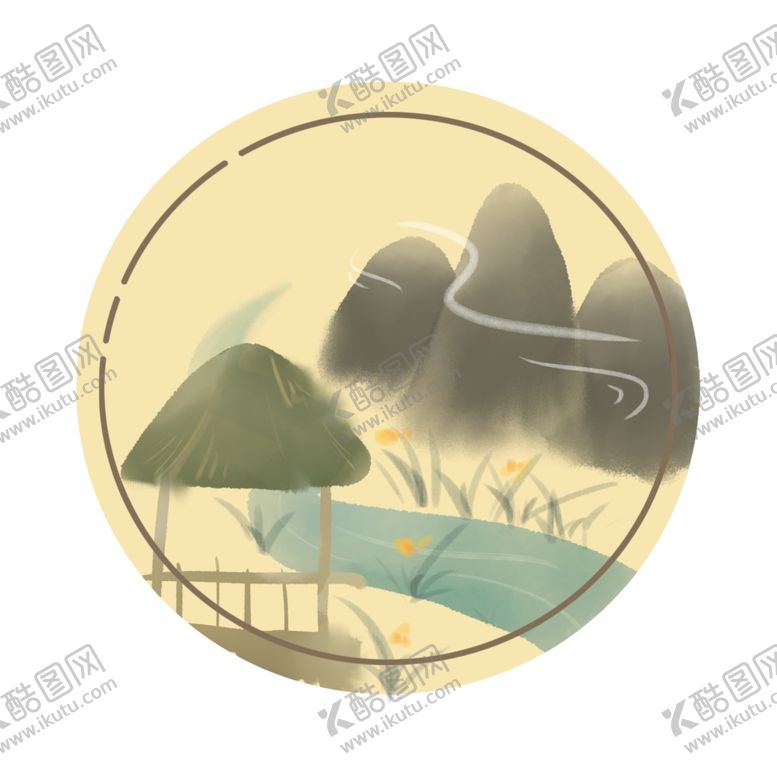 编号：39441307080555382727【酷图网】源文件下载-水墨山水