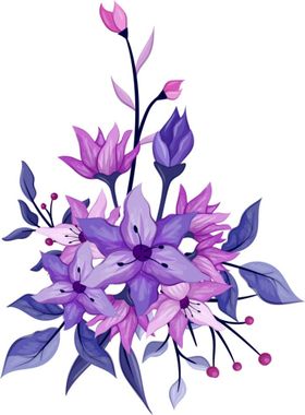 手绘花卉清新图片素材叶子