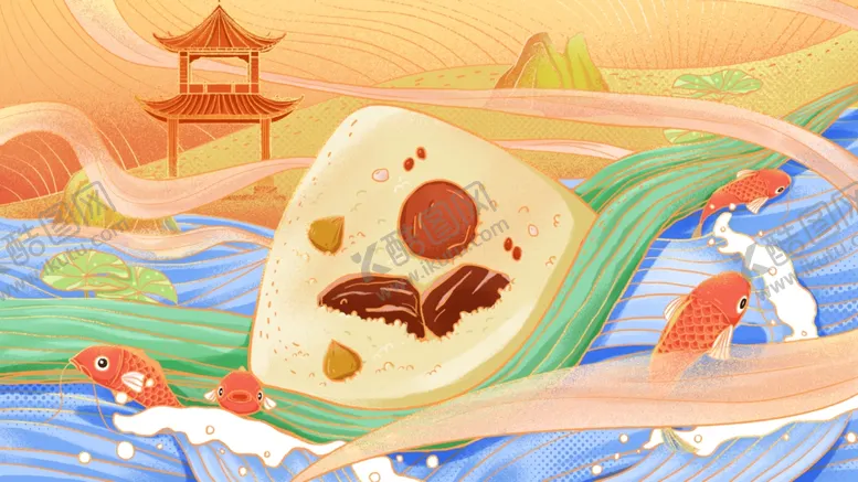 编号：93787502022216337924【酷图网】源文件下载-端午节插画
