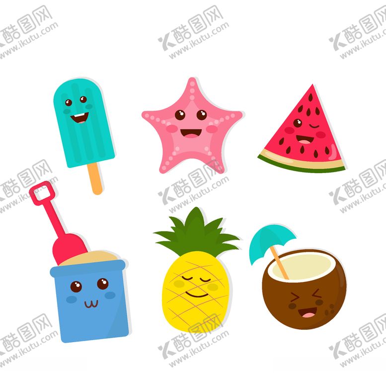 编号：60412205120628466004【酷图网】源文件下载-夏日元素