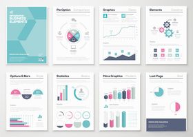 多样商务图表设计模板