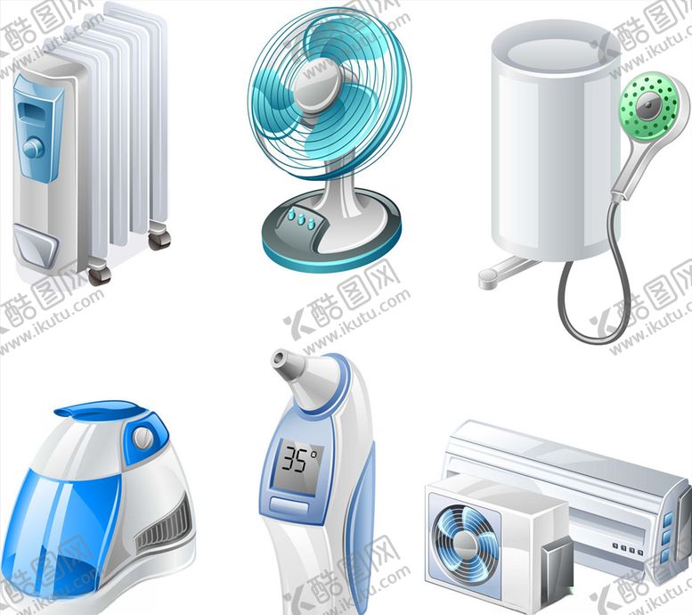 编号：63431010050549431590【酷图网】源文件下载-矢量家用电器