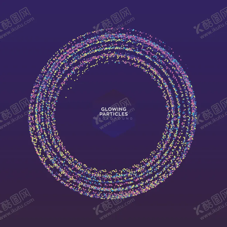 编号：25219502090910059405【酷图网】源文件下载-科技感背景 发光粒子 大数据