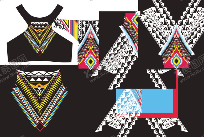 编号：17122210290810094923【酷图网】源文件下载-民族定版花型