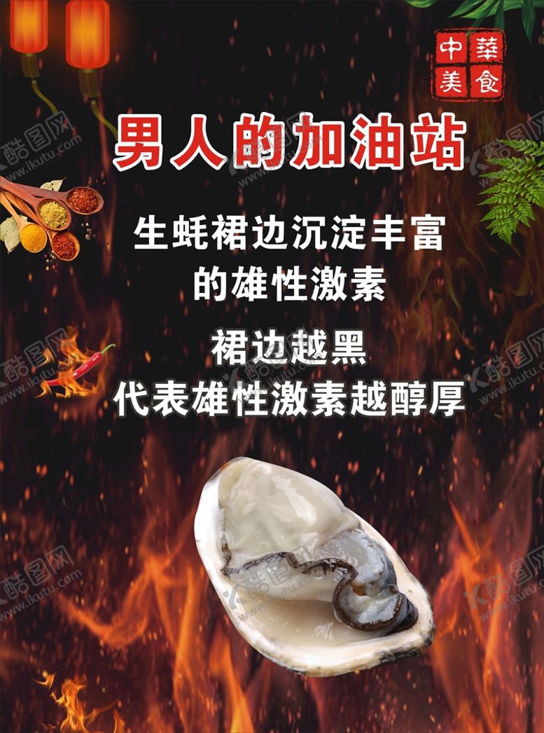 编号：97638501191906074135【酷图网】源文件下载-生蚝海报