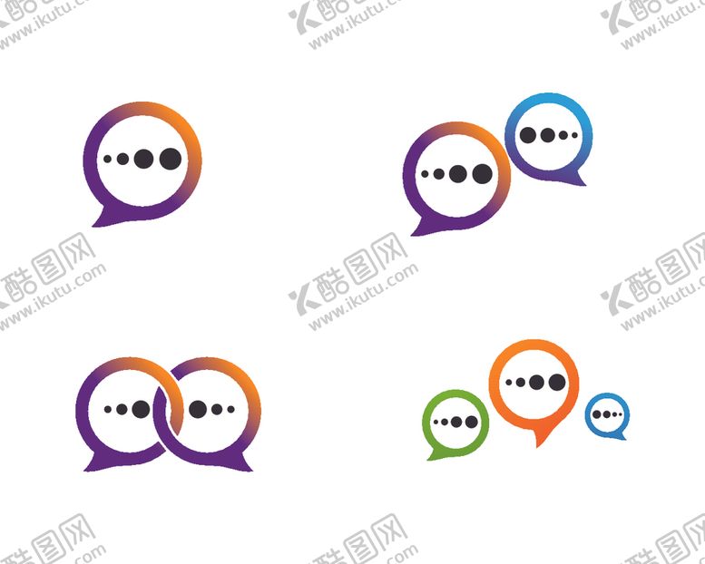 编号：48488107081537451258【酷图网】源文件下载-聊天对话图标
