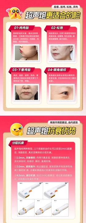 医美小红书超声炮套图