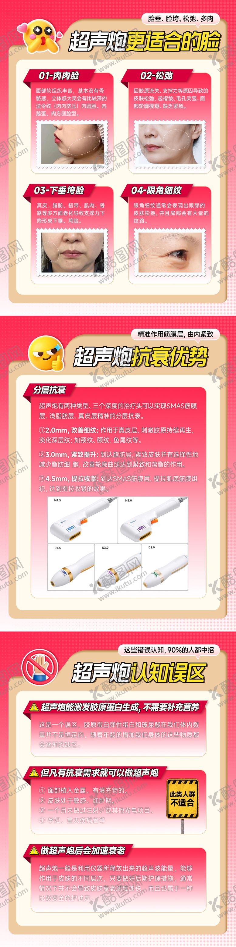 编号：57649206091433535683【酷图网】源文件下载-医美小红书超声炮套图
