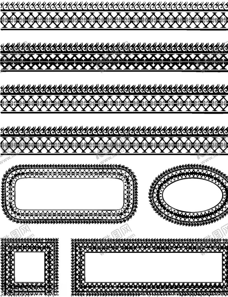 编号：54307609190409257127【酷图网】源文件下载-镂空花图案