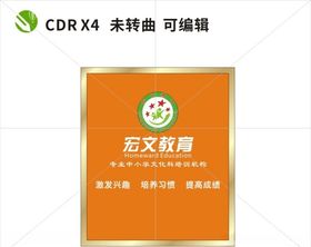 文化培训机构背景墙