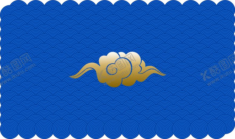 编号：86583701191203351202【酷图网】源文件下载-祥云 CDR 线条 可改色 