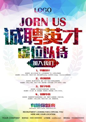 招聘海报