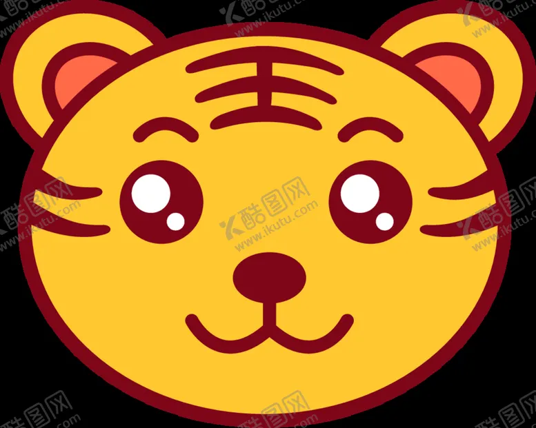编号：53906403310506289501【酷图网】源文件下载-可爱卡通老虎