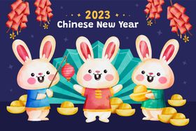 2023新年兔子