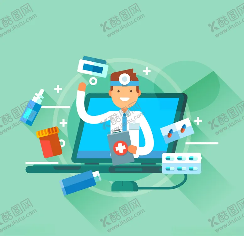 编号：33650005051302322144【酷图网】源文件下载-线上医疗