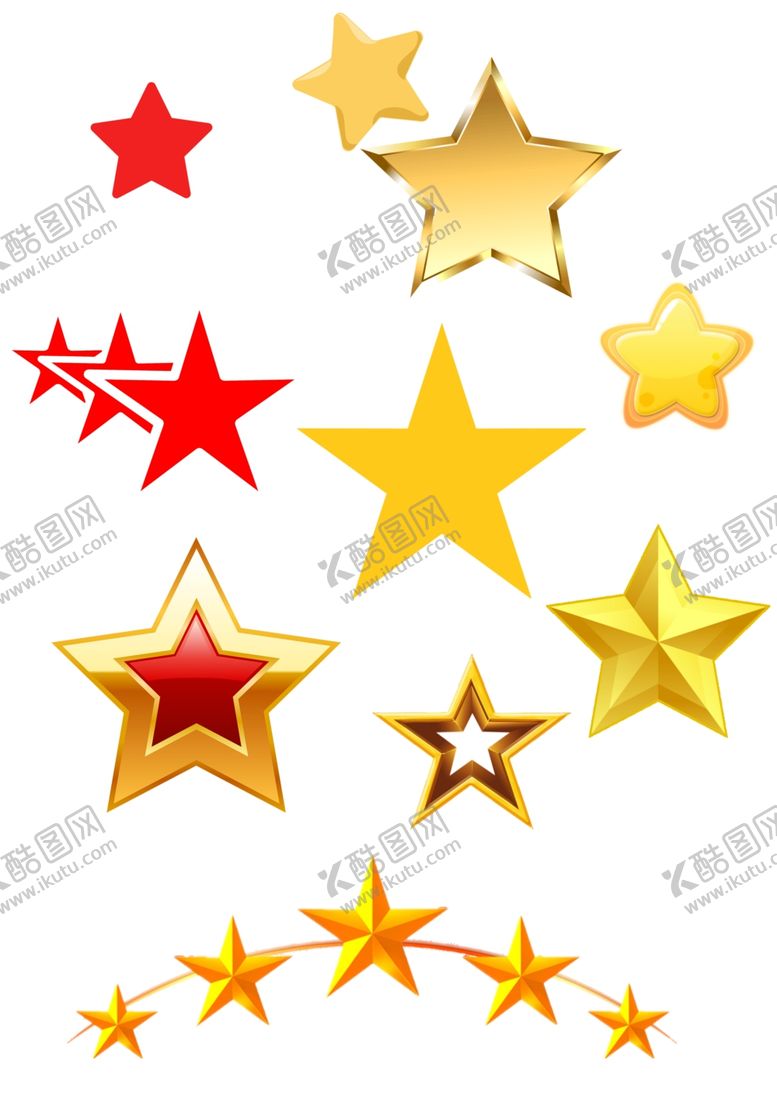 编号：75008712081046396432【酷图网】源文件下载-各种五角星