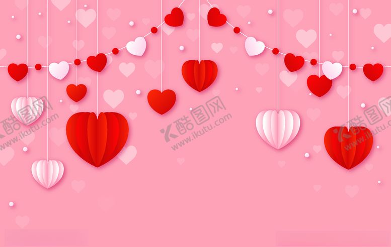编号：71117310291155382850【酷图网】源文件下载-爱心背景