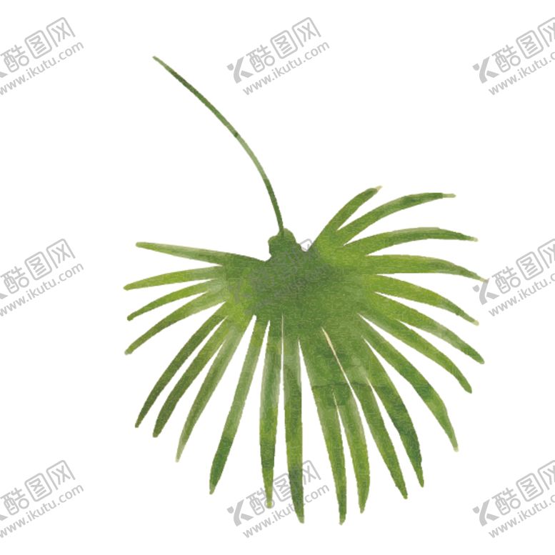 编号：35604407070504511382【酷图网】源文件下载-绿色水彩植物树叶