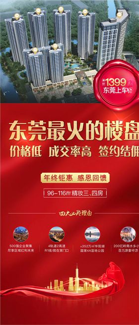 销售报告红色背景海报