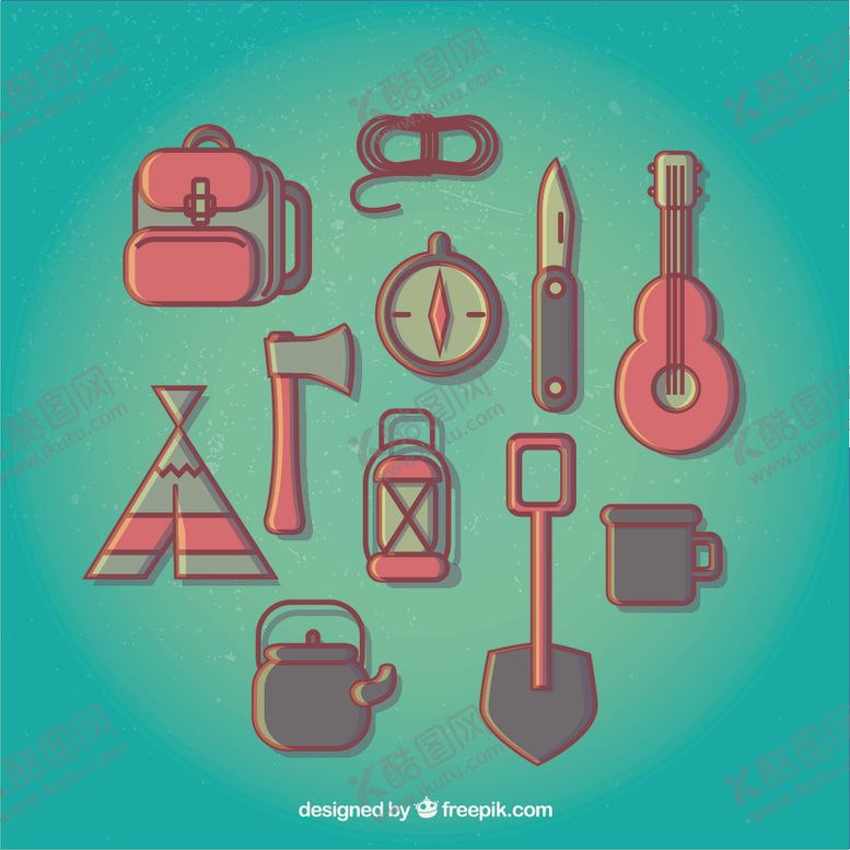 编号：42218409190405203107【酷图网】源文件下载-野营工具