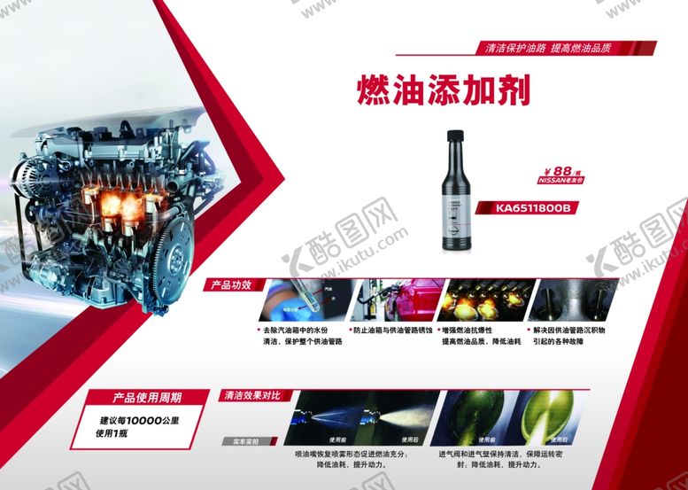 编号：86621909122207523750【酷图网】源文件下载-东风日产燃油添加剂宣传单页