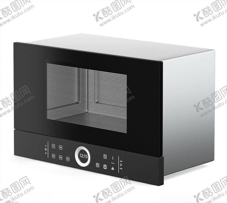 编号：13915705040742039422【酷图网】源文件下载-C4D模型内置微波炉