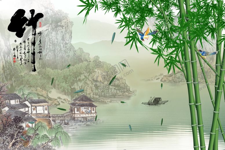 编号：86492010311608245633【酷图网】源文件下载-竹报平安