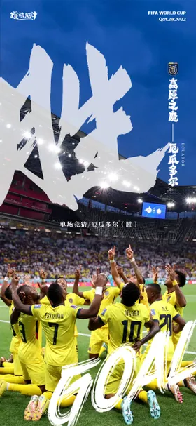 2022卡塔尔世界杯揭幕战厄瓜多尔