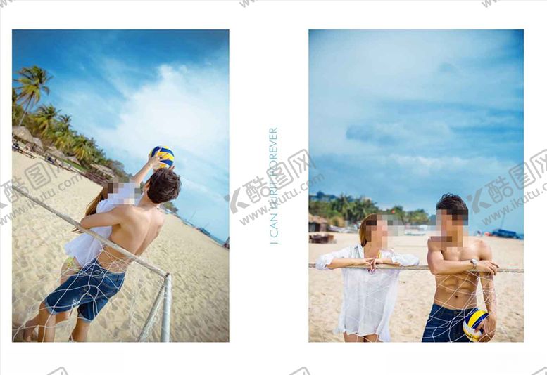 编号：86289509220319297940【酷图网】源文件下载-韩国风影楼婚相册模板之槟浪