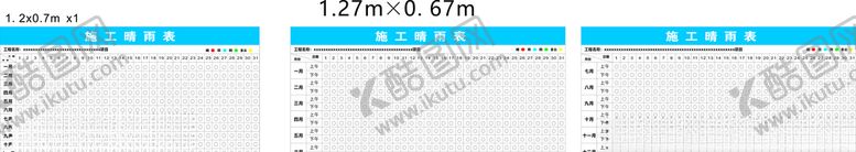 编号：85575803142352573694【酷图网】源文件下载-施工晴雨表