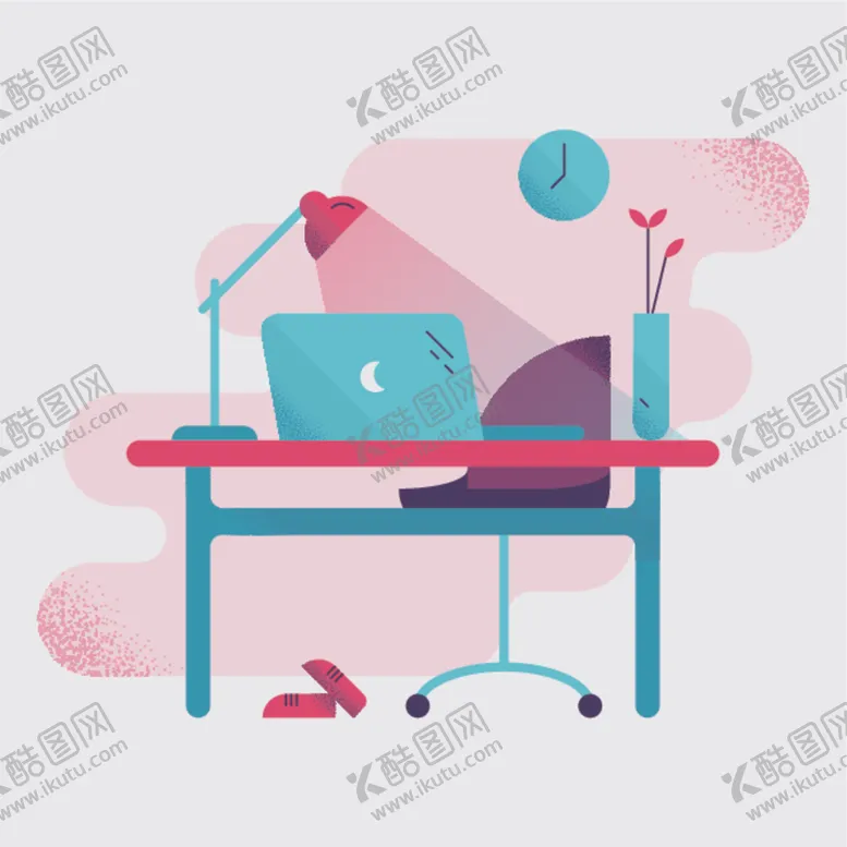 编号：61827407010158576949【酷图网】源文件下载-办公桌插图
