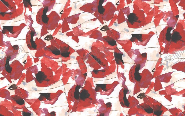 编号：80279309301945392025【酷图网】源文件下载-抽象色块花