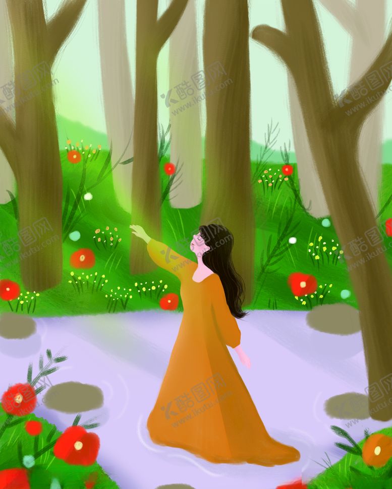 编号：74380210041441472725【酷图网】源文件下载-唯美插画