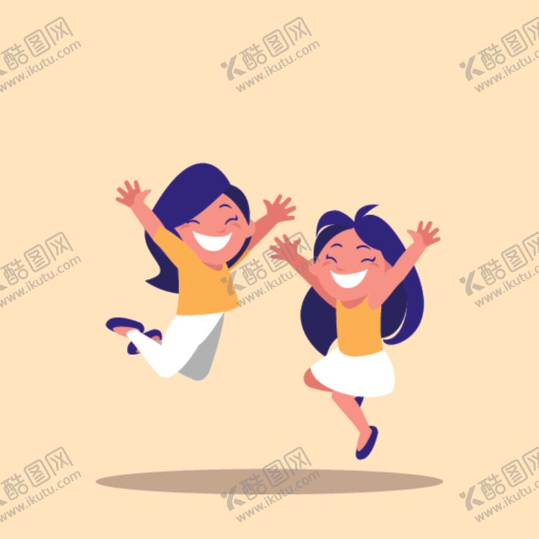 编号：86402309182134004589【酷图网】源文件下载-快乐人物孩子插画