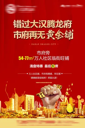 商铺招商海报