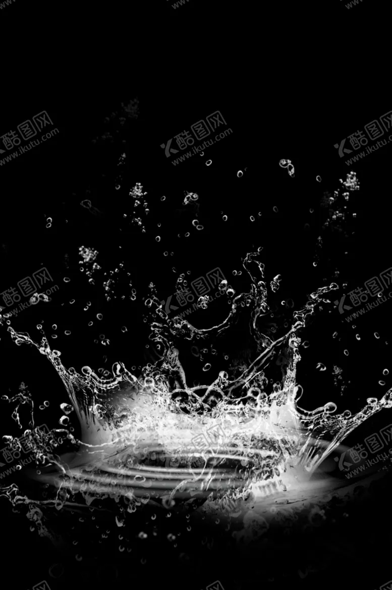 编号：23469702222225235074【酷图网】源文件下载-水花透底素材
