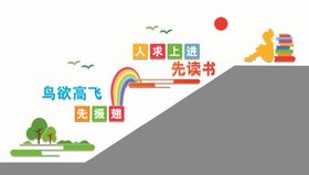 学校文化墙 楼梯文化墙 校园文