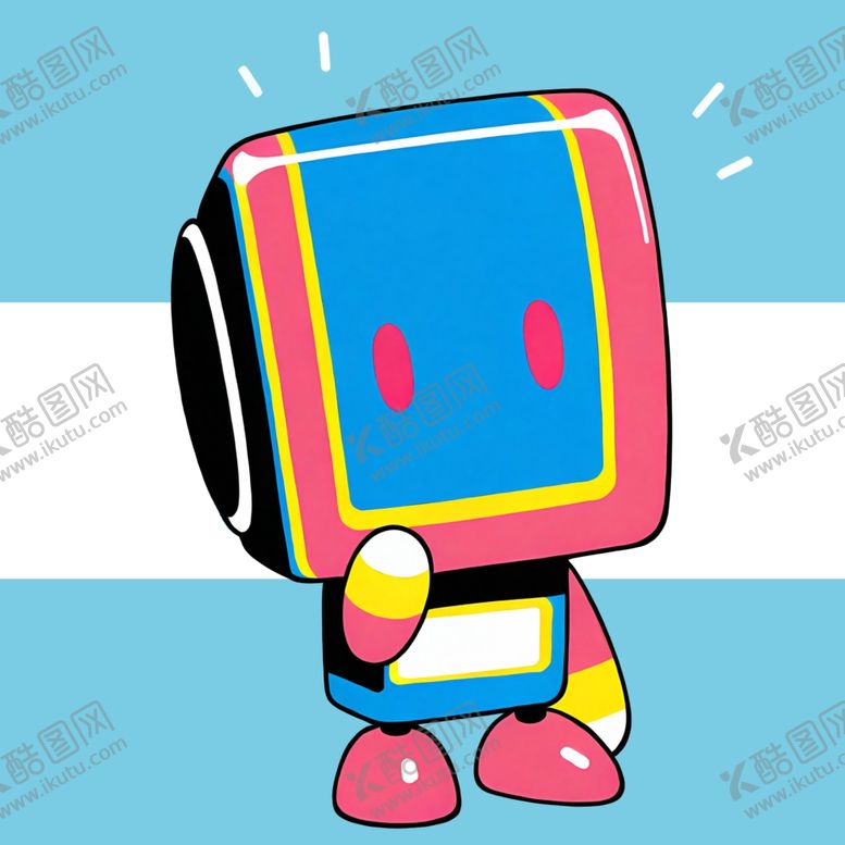 编号：13461202282239249320【酷图网】源文件下载-手绘卡通炫酷机器人