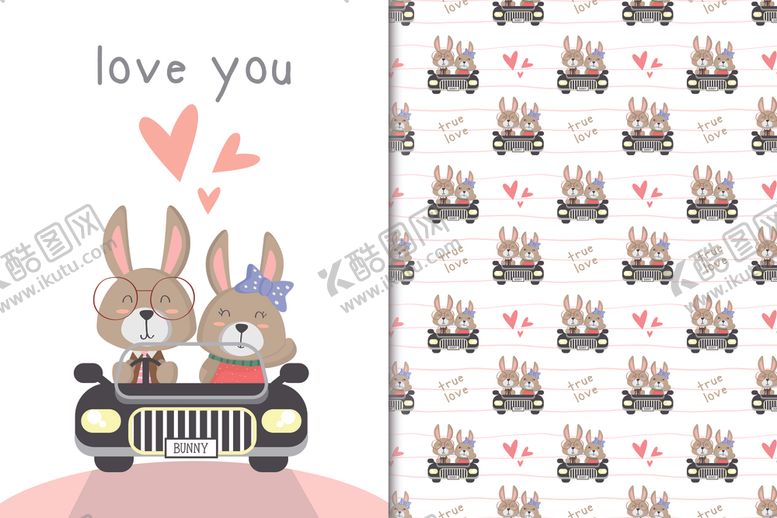 编号：22918610050105148821【酷图网】源文件下载-卡通动物印花