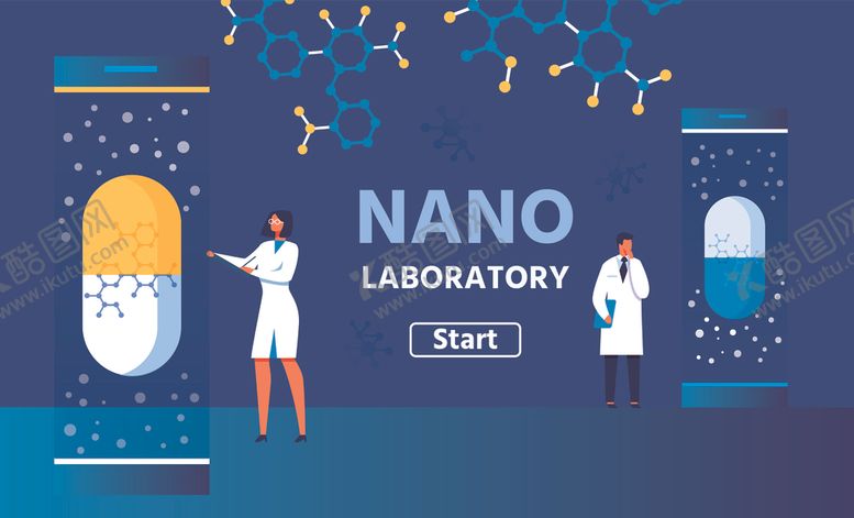 编号：57447009150634408010【酷图网】源文件下载-化学研究实验插画