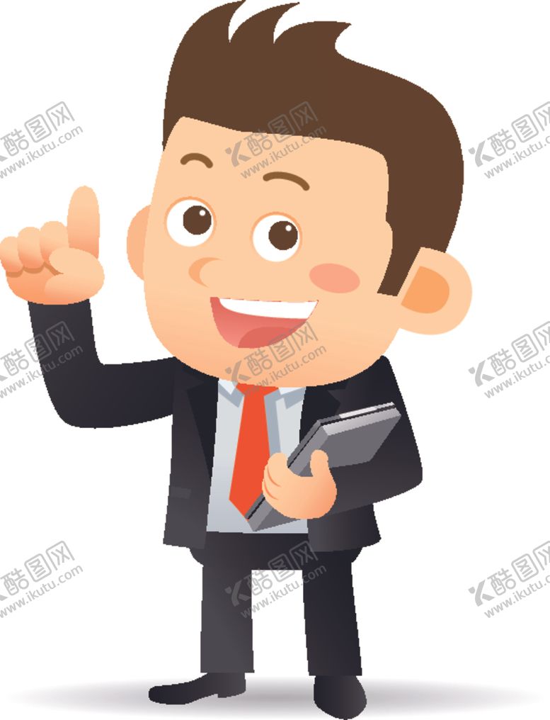 编号：58144110312301225707【酷图网】源文件下载-卡通商务男性
