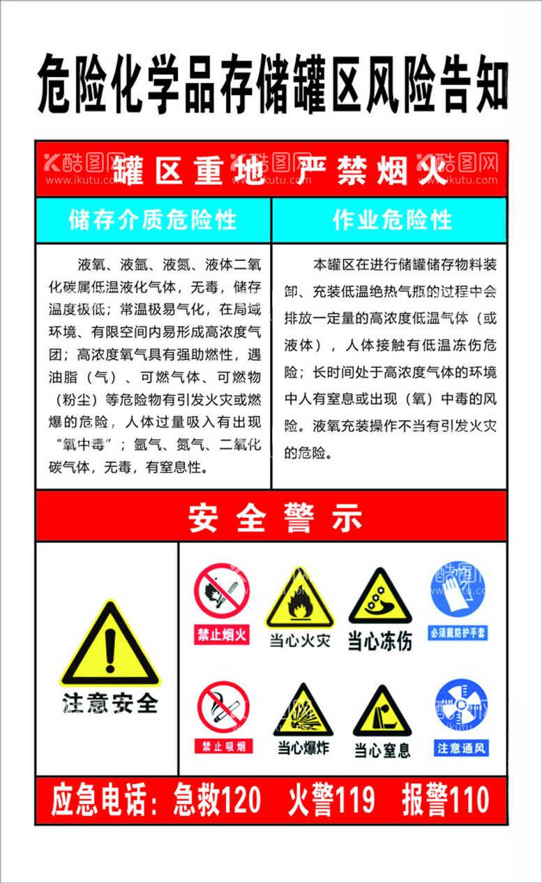 编号：64531012110541105474【酷图网】源文件下载-危险化学品风险告知