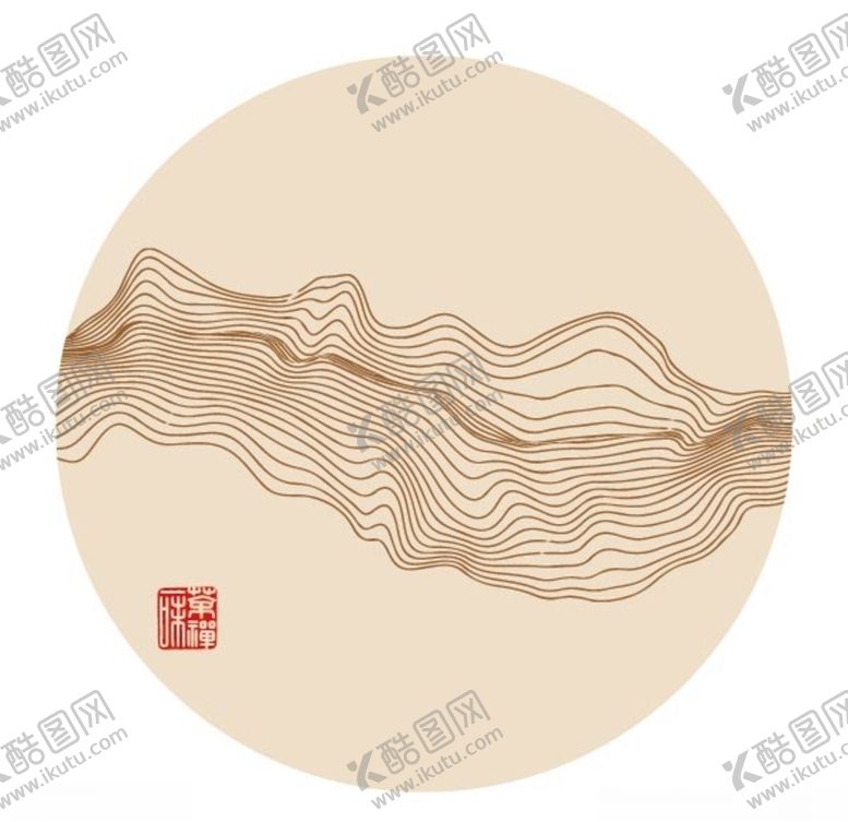 编号：72493210120638332953【酷图网】源文件下载-山形唯美线条